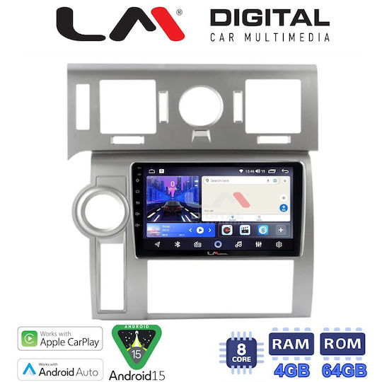 LM Digital Sistem Audio Auto Hummer H2 2008 > 2009 Bluetooth USB Wi-Fi GPS Apple CarPlay Android Auto