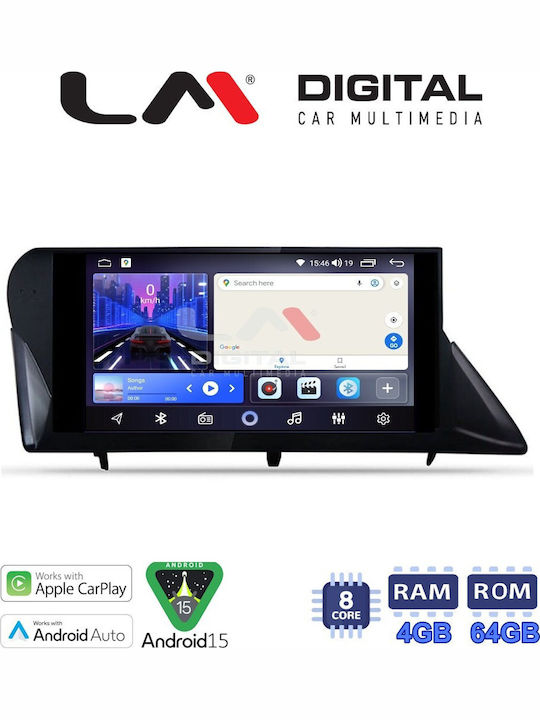 LM Digital Car Audio System for Lexus RX 2009 to 2014 Bluetooth USB Wi-Fi GPS Apple CarPlay Android Auto