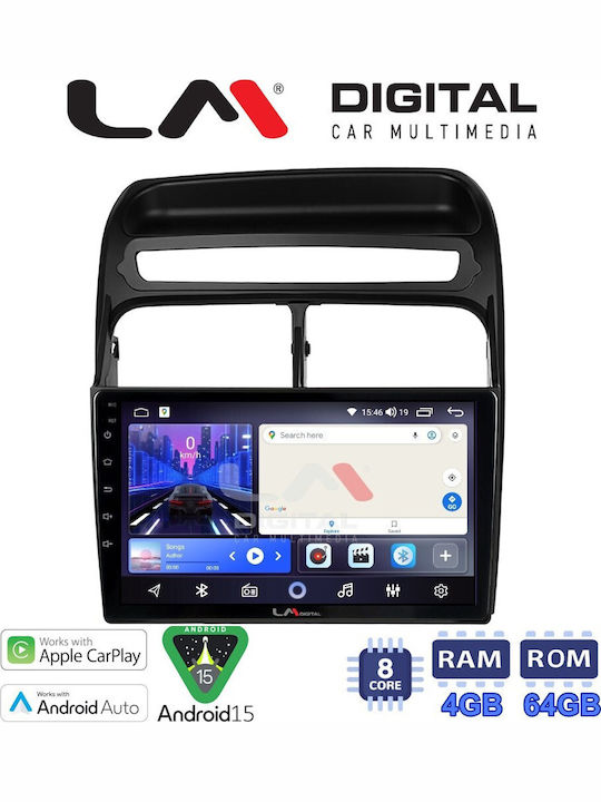 LM Digital Car Audio System for Fiat Grande Punto / Linea 2007>2011 Bluetooth USB Wi-Fi GPS Apple CarPlay Android Auto
