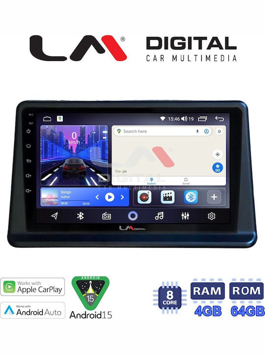 LM Digital Car Audio System for Mitsubishi Pajero 1996 to 2003 Bluetooth USB Wi-Fi GPS Apple CarPlay Android Auto