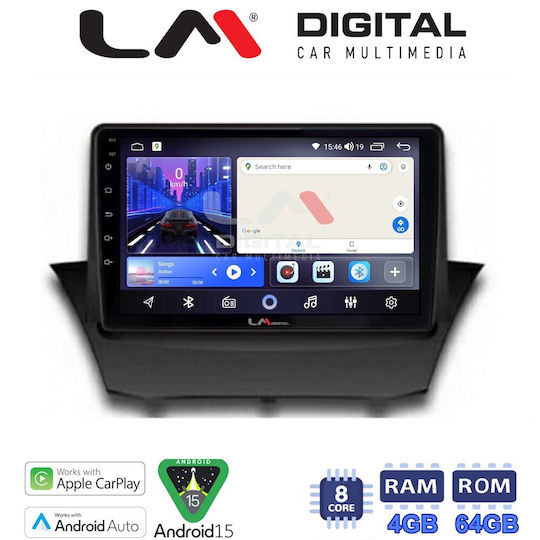 LM Digital Автомобилна Аудио Система За Ford Fiesta 2008>2017 Bluetooth USB Вграден Wi-Fi GPS Apple CarPlay Android Auto