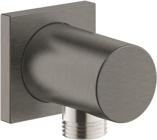 Grohe Regenbrause Outlet Winkel 1/2" Anti-Rückfluss Schutz Gebürstetes Hartgrafit Matt Anthrazit