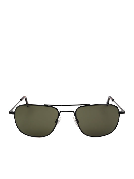 American Optical Unisex Γυαλιά Ηλίου με Μαύρο Σκελετό και Πράσινο Φακό