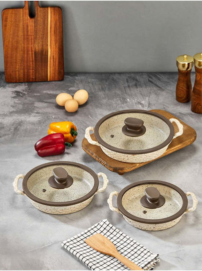 SteweHome SteweHome Gusseisen Töpfe Set aus 7 Töpfen