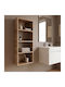 Rafina Walnut Wall Shelf 40x15x90cm GP037-0296 1