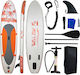 Profit Inflatable SUP Board with Length 3.2m Orange