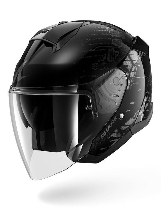 Shark SKWAL Reptaia Black/Anthracite Κράνος Μηχ...