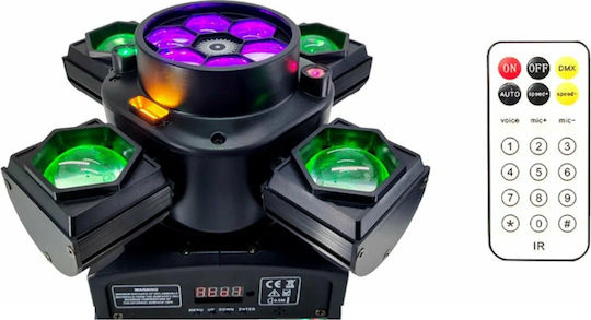 Bewegtes Licht LED mit Roboter-Kopf RGB