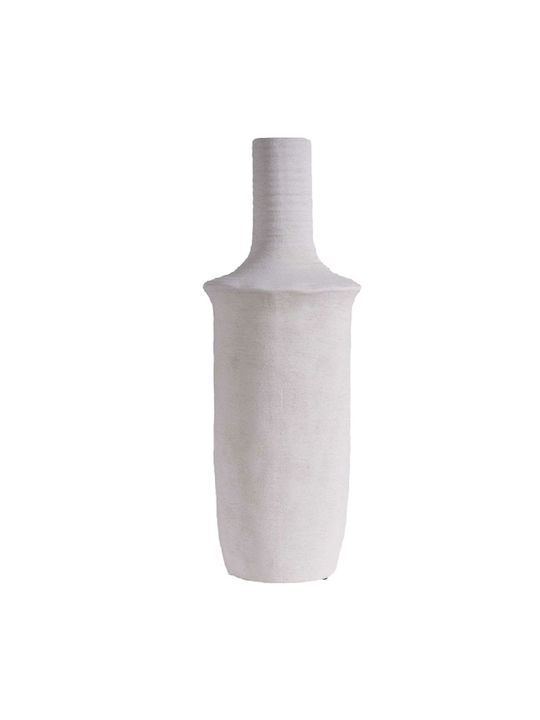 Espiel Decorative Ceramic White Vase 14x14xH33cm