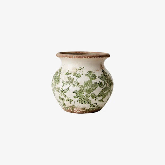Phos & Gaia Decorative Ceramic Vase Victoria Ecru