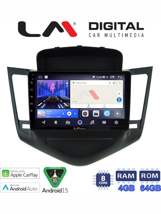 LM Digital Car Audio System for Chevrolet Cruze 2008 2013 Bluetooth USB Wi-Fi GPS Apple CarPlay Android Auto