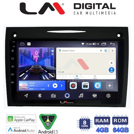 LM Digital Ηχοσύστημα Αυτοκινήτου για Mercedes-Benz SLK 2004>2012 (Bluetooth/USB/WiFi/GPS/Apple-Carplay/Android-Auto)