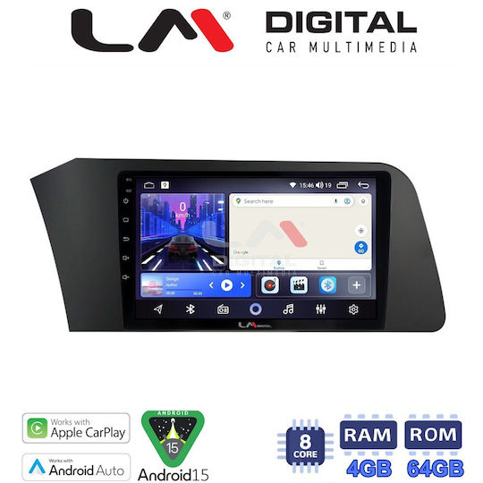 LM Digital Ηχοσύστημα Αυτοκινήτου για Hyundai Elantra 2021 (Bluetooth/USB/WiFi/GPS/Apple-Carplay/Android-Auto)
