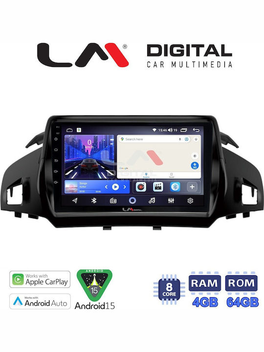 LM Digital Car Audio System for Ford Kuga C-Max 2013 Bluetooth USB Wi-Fi GPS Apple CarPlay Android Auto