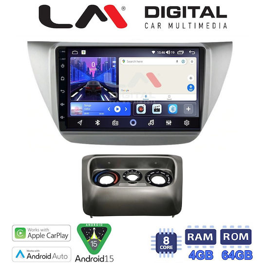 LM Digital Ηχοσύστημα Αυτοκινήτου για Mitsubishi Lancer 2000>2007 (Bluetooth/USB/WiFi/GPS/Apple-Carplay/Android-Auto)