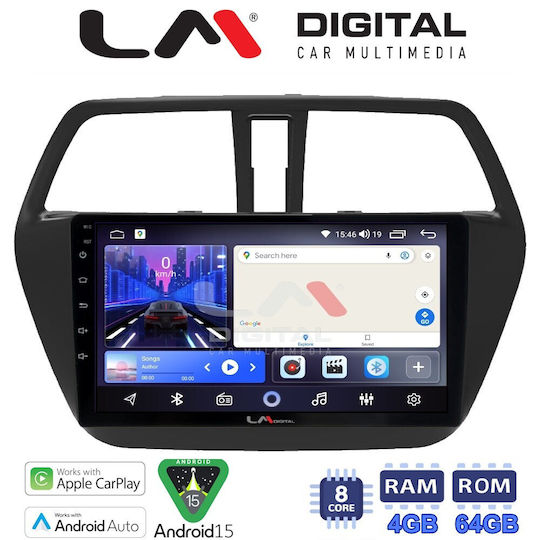 LM Digital Car Audio System for Suzuki SX4 S-Cross 2014 Bluetooth USB Wi-Fi GPS Apple CarPlay Android Auto