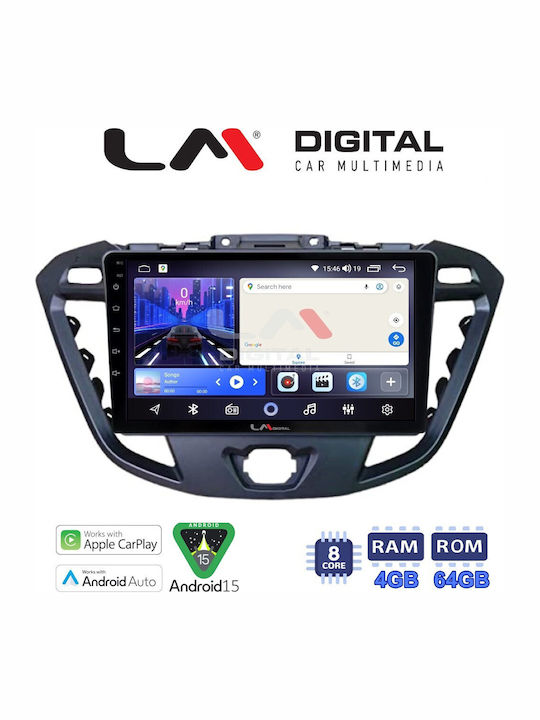 LM Digital Car Audio System for Ford Transit Custom Tourneo Custom Tourneo 2013 Bluetooth USB Wi-Fi GPS Apple CarPlay Android Auto