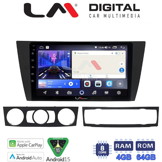 LM Digital Car Audio System for BMW Series 3 2005-2012 Bluetooth USB Wi-Fi GPS Apple CarPlay Android Auto