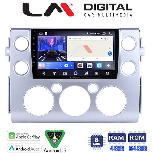Lm Digital Lm Zk8563 Gps Οθόνη Oem Multimedia Αυτοκινήτου Toyota Fj Cruiser 2014 Carplay Androidauto Bt Gps Wifi