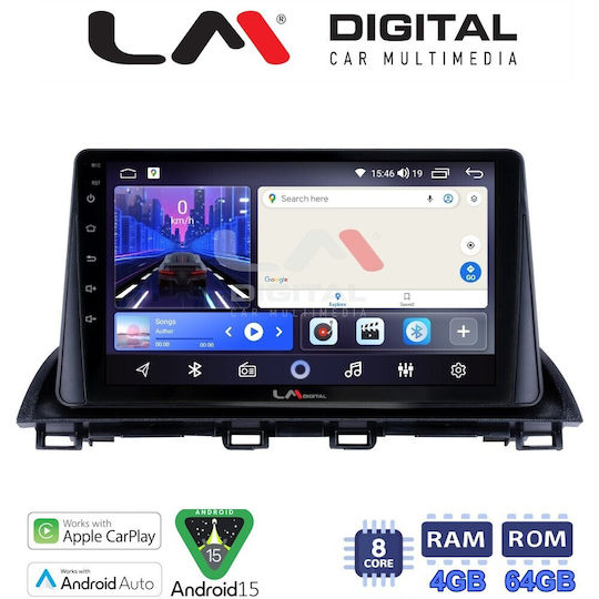 LM Digital Auto-Audiosystem für Mazda CX-4 2014 Bluetooth USB Eingebautes Wi-Fi GPS Apple CarPlay