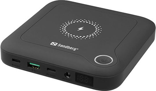 Sandberg All-in1 Power Bank 25000mAh 45W με Θύρα USB-A και 2 Θύρες USB-C Power Delivery Μαύρο