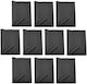 10x Black Microfiber Glasses Cloth