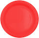 Red Paper Plates Birthday 18cm 6pcs