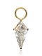 Crazy Needles Charm with Zircon