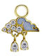Crazy Needles Gold Plated Charm