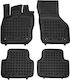 Skoda Octavia 2024+ Combi Mild Hybrid Facelift Rubber Black Car Mats Raised Sides Rezaw Plast 4 Pieces