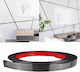 Dekorative Schwarze Randstreifen 2,1cm Pvc 21mm 10 Meter Selbstklebend