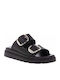 Sandale Casual Damă Flatforme Negre