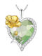 Trusky Halskette mit Herz-Design aus Silber mit Zirkon