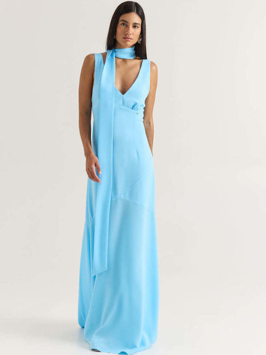 Enzzo Evening Dress Light Blue