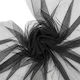 Tiul Decorative Soft Fine Material Black Wedding Marriage Decoration 1.5 X 10m