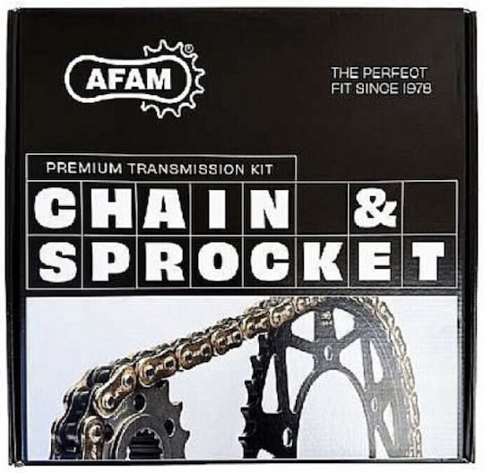 Chain And Sprocket Kit Afam Gold Chain Xadv 750 17-38-520xsr