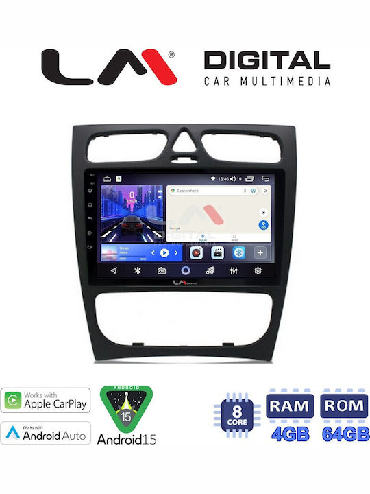 LM Digital Auto-Audiosystem für Mercedes-Benz C Klasse / CLK Klasse 2000>2003 Bluetooth USB Eingebautes Wi-Fi GPS Apple CarPlay Android Auto