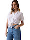Short Sleeve Women's Shirt White
