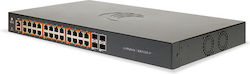 Cambium Networks EX1028-P Managed L2 PoE Switch with 24 Gigabit (1Gbps) Ethernet Ports and 4 SFP Ports