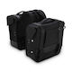 Burly Voyager Motorcycle Saddle Bags Set in Bla...