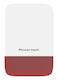 Powertech RF Alarm Siren Battery for Outdoor Use 120dB with Red Light 18x27cm