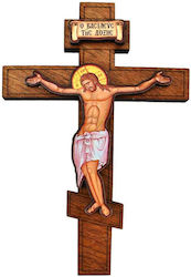 Kreuz Zum Hängen Aus Holz Handgefertigt 9 X 15 Cm