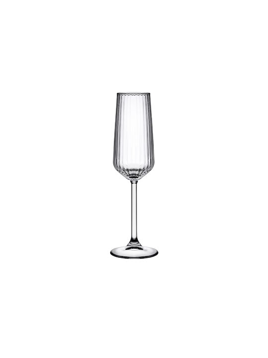 Pasabahce Allegra Set Champagne Glasses Goblet 195ml 6 Pieces