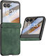 Avizar Case Motorola Razr 70 Tempered Glass Screen Protect Green
