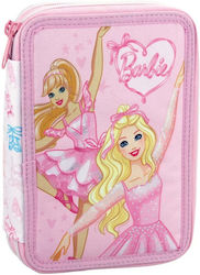 Gim Barbie Pencil Case Filled Pink