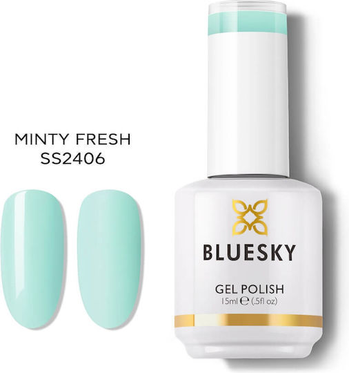 Bluesky Ημιμόνιμο Βερνίκι Νυχιών Minty Fresh 15ml