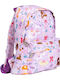 A Little Lovely Company Kindergarten Backpack School Bag Purple 22 x 10 x 30cm