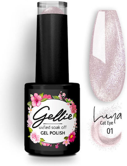 Gellie Ημιμόνιμο Βερνίκι Νυχιών Luna Cateye 01 Cat Eye 10ml