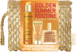 Nuxe Golden Summer Routine Σετ με Αντηλιακό 4τμχ