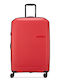 Delsey Anvers Μεγάλη Βαλίτσα Ταξιδίου Intense Red Ύψους 75.5εκ.